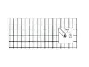 doppelstabmatten 6/5/6 2510 mm