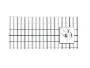 doppelstabmatten 8/6/8 2510 mm