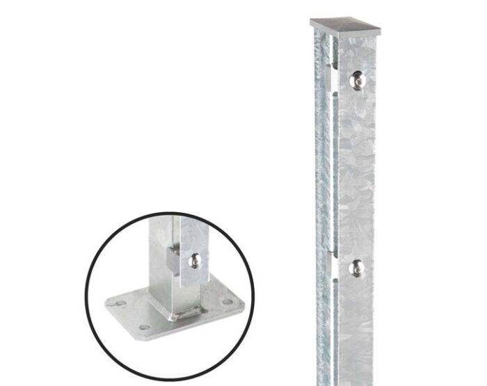 zaunpfosten typ af mit fußplatte