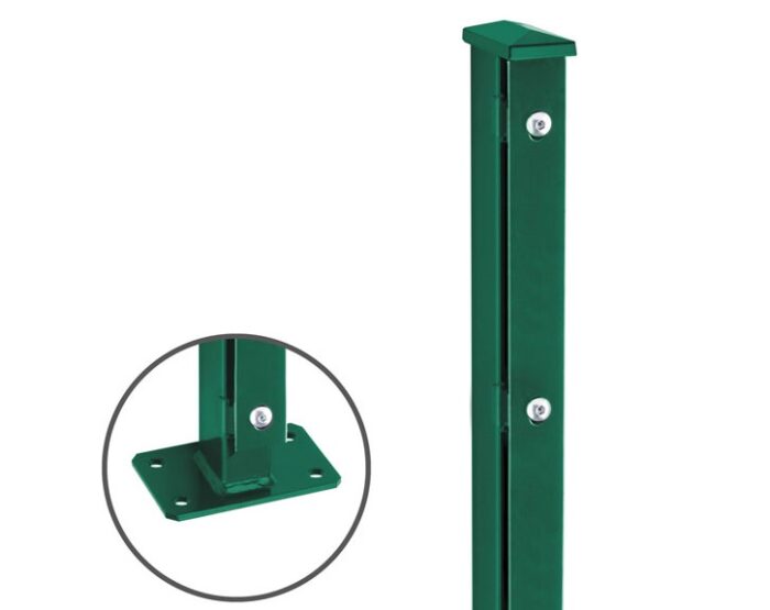 zaunpfosten typ af mit fußplatte