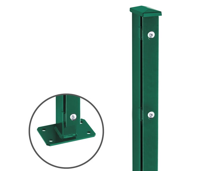 zaunpfosten typ af mit fußplatte