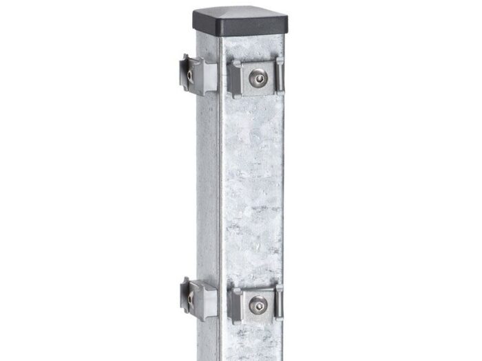 eckpfosten typ qvpe mit edelstahlplättchen