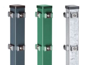 eckpfosten typ qvpe mit edelstahlplättchen