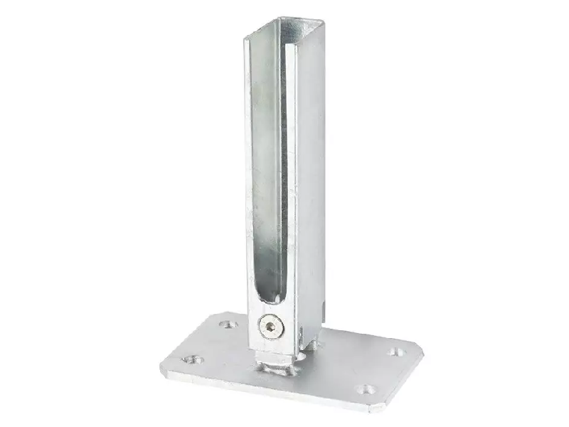 fußplatte universal gefälle für 60x40 mm pfosten