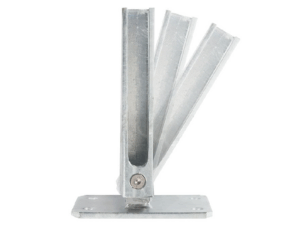 fußplatte universal gefälle für 60x40 mm pfosten