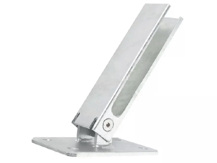 fußplatte universal gefälle für 60x40 mm pfosten