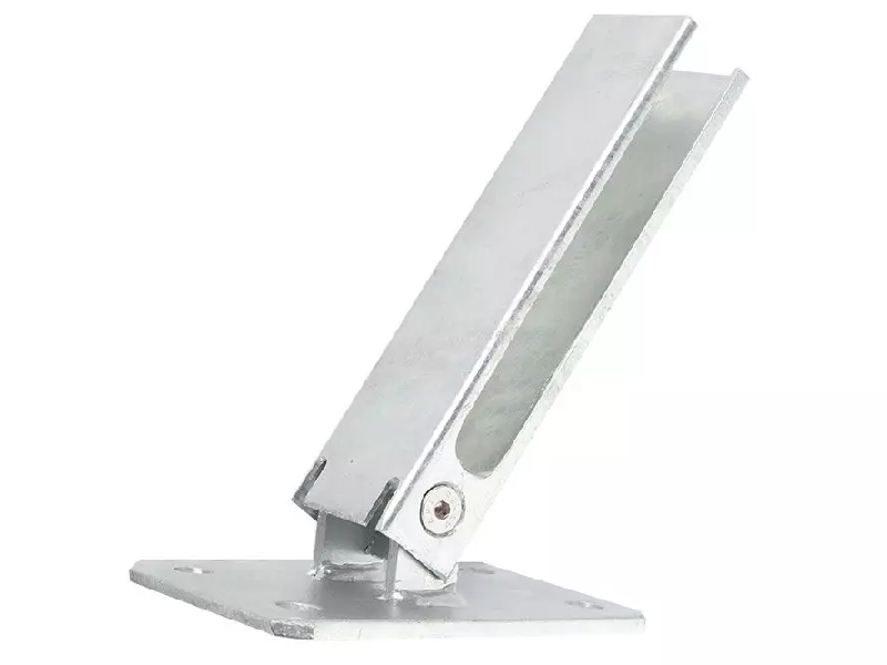 fußplatte universal gefälle für 60x40 mm pfosten