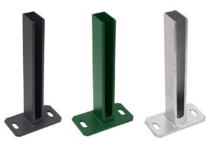 fußplatte universal mauerwerk für 60x40 mm pfosten