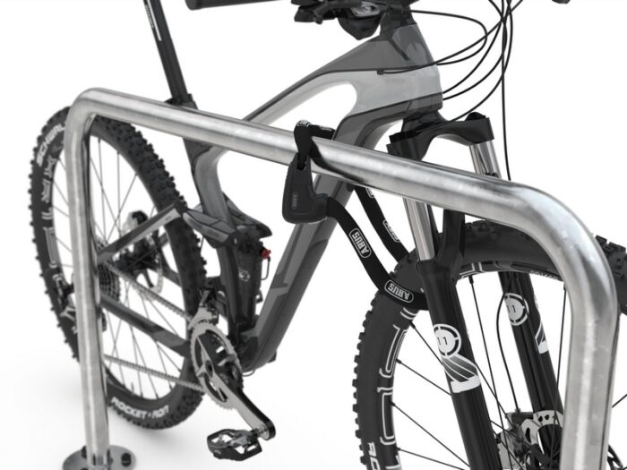 fahrrad anlehnbügel / absperrbügel