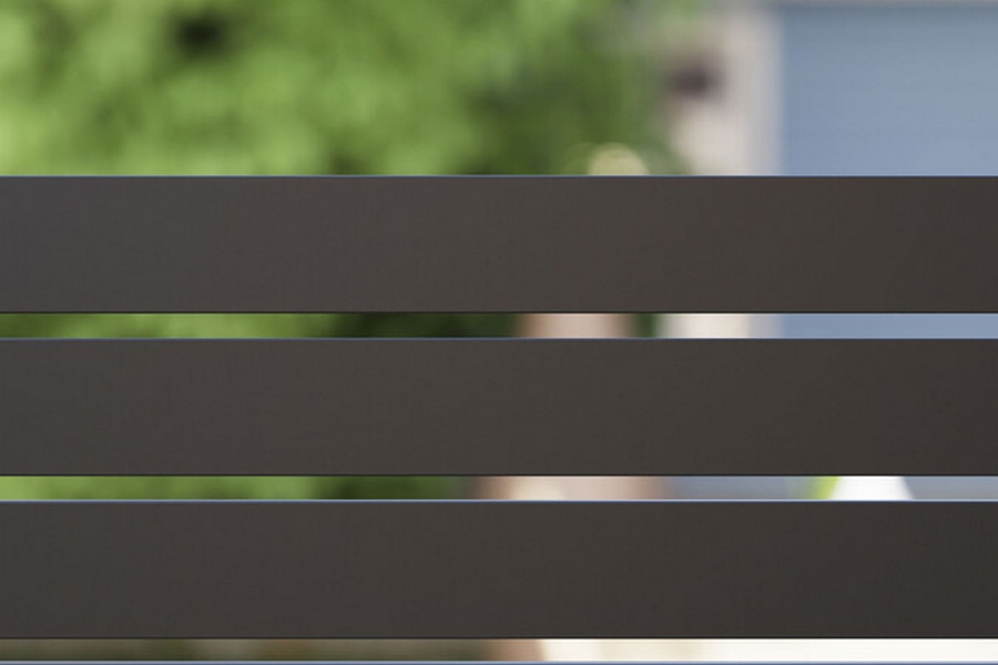 aluminium steckzaun vidual line 100