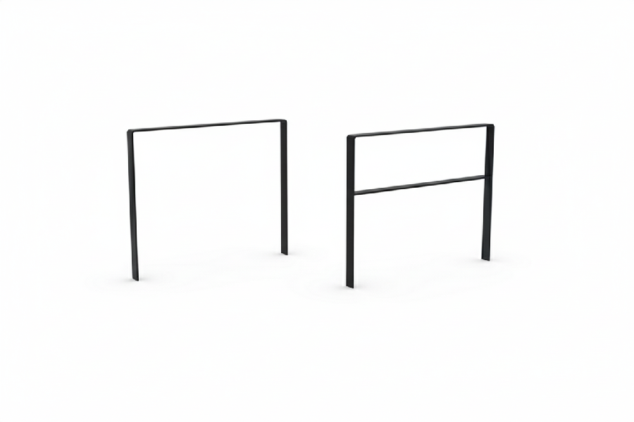 fahrrad anlehnbügel aus flachstahl