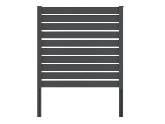 aluminium steckzaun vidual line 150