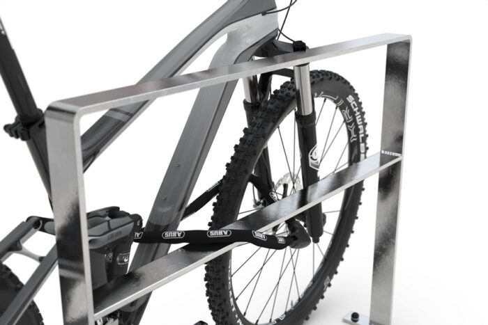 fahrrad anlehnbügel aus flachstahl