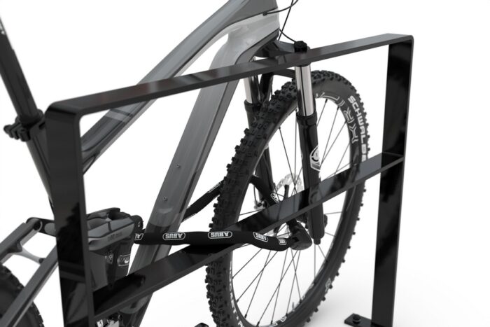 fahrrad anlehnbügel aus flachstahl