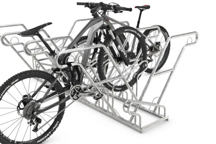 fahrradständer anlehnbügel xbf2600 2 12 stellplätze einseitig, 2 fahrräder
