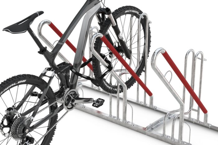 fahrradständer anlehnbügel xbf4500 2 12 stellplätze einseitig, 2 fahrräder