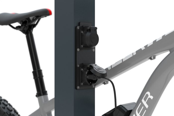 fahrrad e bike ladesäule, ladestation