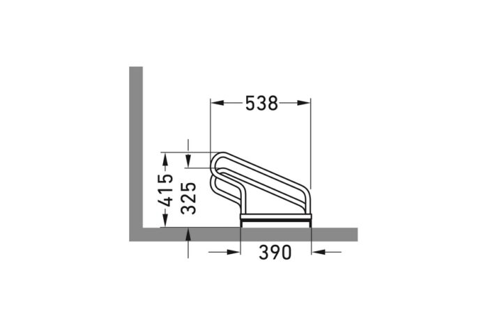 fahrradständer bügelparker 2000 bf / 2 20 stellplätze einseitig, 2 fahrräder